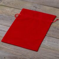 Sac en velours 30 x 40 cm - rouge Sacs rouges