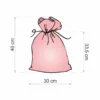 Sac en velours 30 x 40 cm - rouge Sac de Noël