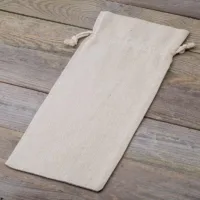 Sachet en lin imité 16 x 37 cm - naturelle Pour enfants