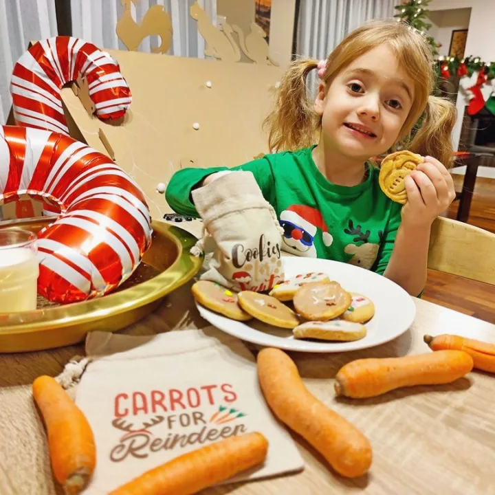 Sachet en lin imité avec l'impression 13 x 18 cm - biscuits Tous les produits