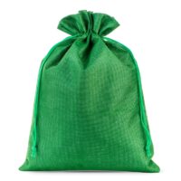 Sacs de jute 26 x 35 cm - vert Sacs verts