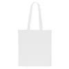 Sac en coton 38 x 42 cm avec des anses longues - blanc Sacs en coton