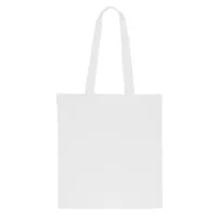 Sac en coton 38 x 42 cm avec des anses longues - blanc Sacs en coton