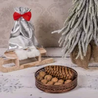 Nœuds en tissu 7 x 3 cm - rouges Utilisation