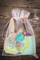 Sac en organza 22 x 30 cm avec imprimé Sac avec impression