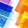 Sachets en organza 12 x 15 cm - mix de couleurs du printemps Bougies