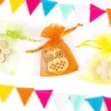 Sachets en organza 7 x 9 cm - mix de couleurs du printemps Sachets à fruits