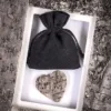 Pochettes en coton 10 x 13 cm - noir Sachets en coton