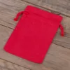 Pochettes en coton 11 x 14 cm - rouge Journée de la femme