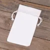 Pochettes en coton 11 x 20 cm - blanc Enterrement de vie de jeune fille/ garçon