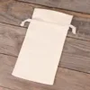 Pochettes en coton 11 x 20 cm - naturelle Sachets en coton