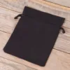 Pochettes en coton 13 x 18 cm - noir Hotel accessoires