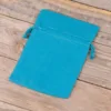 Pochettes en coton 13 x 18 cm - turquoise Pâques