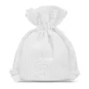 Pochettes en coton 6 x 8 cm - blanc Petits sachets 6x8 cm