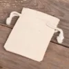 Pochettes en coton 6 x 8 cm - naturelle Pour animaux