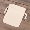 Pochettes en coton 9 x 12 cm - naturelle Batême