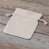 Sachets en lin imité 12 x 15 cm - naturelle Moyens sachets