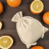Sachets en lin imité 13 x 18 cm - naturelle Zero waste