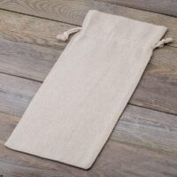 Sachets en lin imité 13 x 27 cm - naturelle Pour enfants