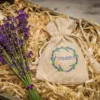 Sachets en lin imité 9 x 12 cm avec l'impression - lavande / 2 Pour fêtes et occasions spéciales