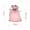 Sacs de jute 10 x 13 cm - naturelle / étoile Pour fêtes et occasions spéciales