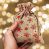 Sacs de jute 12 x 15 cm - naturelle / étoile Secteurs / Emballages pour…