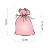 Sacs de jute 12 x 15 cm - rouge / arbre de Noël Secteurs / Emballages pour…