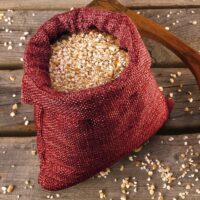 Sacs de jute 6 x 8 cm - bordeaux Petits sachets 6x8 cm