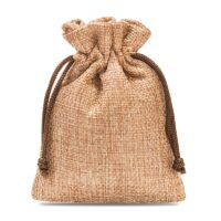 Sacs de jute 6 x 8 cm - marron clair Petits sachets 6x8 cm