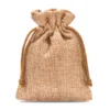 Sacs de jute 6 x 8 cm - marron clair Sacs marrons