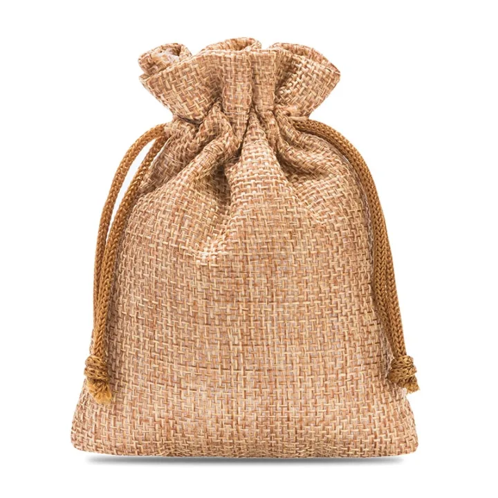 Sacs de jute 6 x 8 cm - marron clair Sacs marrons