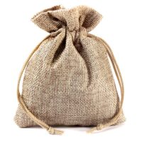 Sacs de jute 6 x 8 cm - naturelle Sacs naturels clair