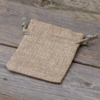 Sacs de jute 6 x 8 cm - naturelle Sachets pour lavande