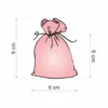 Sacs de satin 6 x 8 cm - noir Sachets noirs