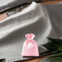 Sacs de satin 6 x 8 cm - rose clair Petits sachets 6x8 cm