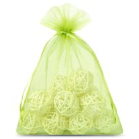 Sacs en organza 22 x 30 cm - vert Protection du raisin