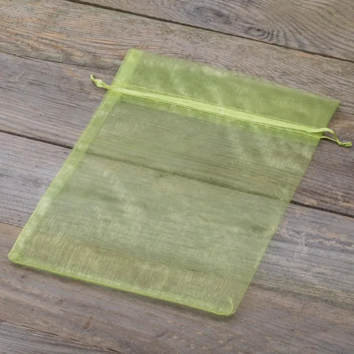 Sacs en organza 22 x 30 cm - vert Sacs en organza
