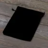 Sacs en velours 11 x 14 cm - noir Sachets noirs