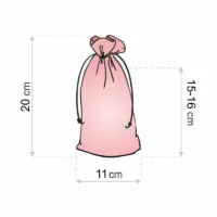 Sacs en velours 11 x 20 cm - argenté Pochettes argent / gris