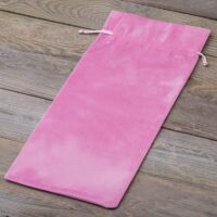 Sacs en velours 11 x 20 cm - rose clair Pour enfants