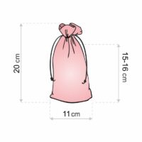 Sacs en velours 11 x 20 cm - rouge Sacs rouges