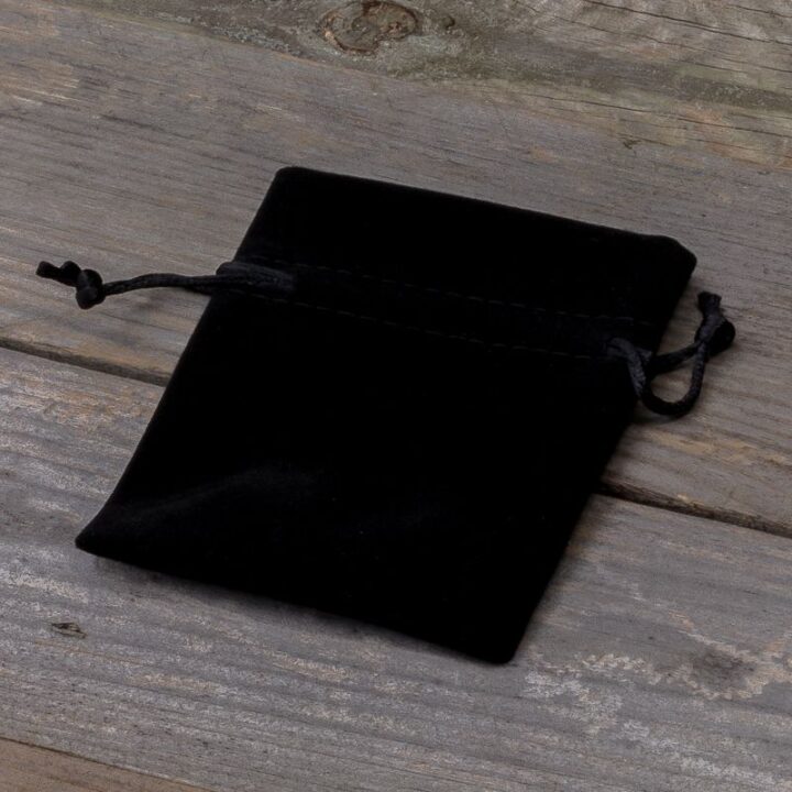 Sacs en velours 13 x 18 cm - noir Sachets noirs