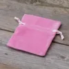 Sacs en velours 13 x 18 cm - rose clair Saint-Valentin
