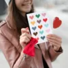 Sacs en velours 6 x 8 cm - rouge Sacs rouges