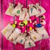 Sacs de Pâques, de jute 12 x 15 cm - naturelle clair Secteurs / Emballages pour…