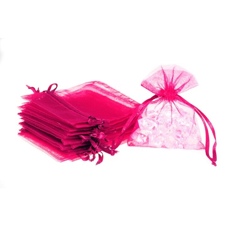 Sacs en organza 11 x 14 cm - fuchsia Lavande et pot-pourri
