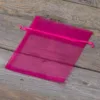 Sacs en organza 12 x 15 cm - fuchsia Pâques