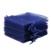 Sacs en organza 8 x 10 cm - bleu foncé Lavande et pot-pourri