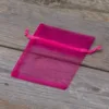 Sacs en organza 8 x 10 cm - fuchsia Pour enfants