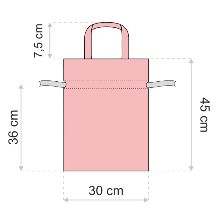 Sachets nonwoven 30 x 45 cm avec impression - Halloween Utilisation